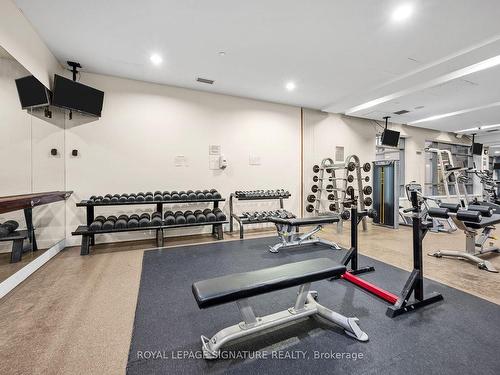 2012-3880 Duke Of York Blvd, Mississauga, ON - Indoor Photo Showing Gym Room