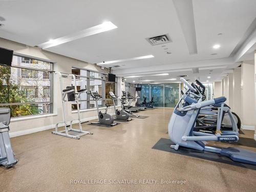 2012-3880 Duke Of York Blvd, Mississauga, ON - Indoor Photo Showing Gym Room