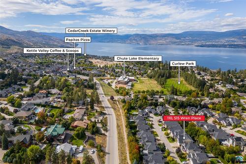 110-515 Wren Place, Kelowna, BC - Outdoor With Body Of Water With View