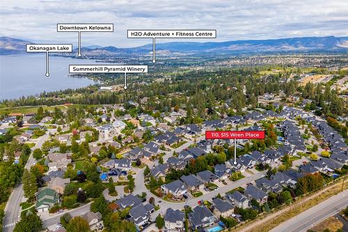 110-515 Wren Place, Kelowna, BC - Outdoor With Body Of Water With View