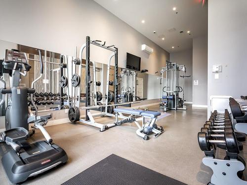 Salle d'exercice - 606-2400 Rue Wilfrid-Reid, Montréal (Saint-Laurent), QC - Indoor Photo Showing Gym Room