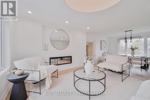 #Upper - 221 Federal Street, Hamilton, ON - Indoor Photo Showing Living Room With Fireplace