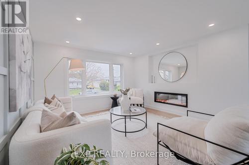 #Upper - 221 Federal Street, Hamilton, ON - Indoor Photo Showing Living Room With Fireplace