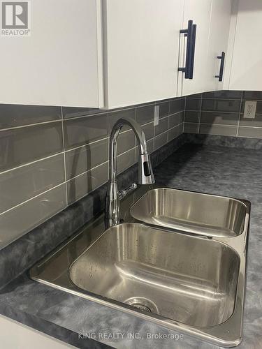 (Bsmnt) - 143 Baggs Crescent, Cambridge, ON - Indoor Photo Showing Kitchen With Double Sink