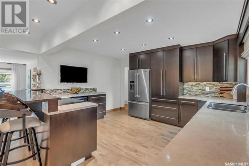 3378 Rae Street, Regina, SK - Indoor Photo Showing Kitchen With Double Sink