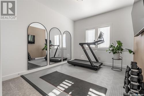 733 Sarazen Drive, Warman, SK - Indoor Photo Showing Gym Room