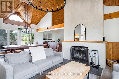 159 Settlers Way, Blue Mountains, ON - Indoor Photo Showing Living Room With Fireplace