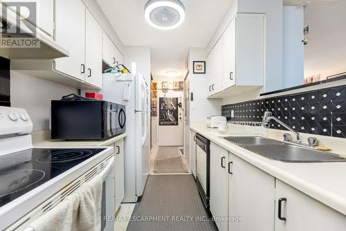 302 - 10 Ajax Street, Guelph, ON - Indoor Photo Showing Kitchen With Double Sink