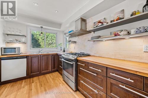 375 Clarendon Drive, Hamilton, ON - Indoor Photo Showing Kitchen With Double Sink