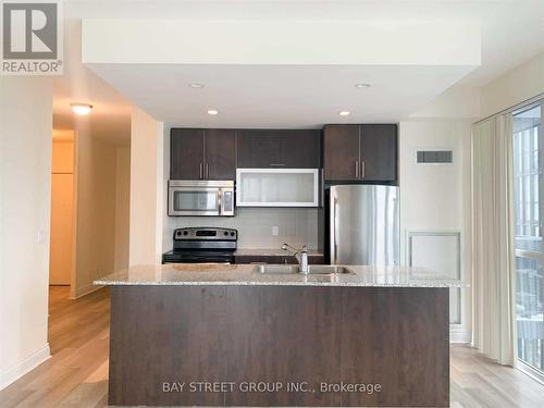 4103 - 28 Ted Rogers Way, Toronto, ON - Indoor Photo Showing Kitchen With Double Sink