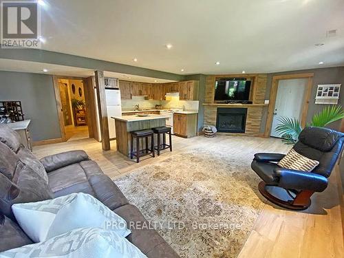 27 Amanda Street, Orangeville, ON - Indoor Photo Showing Living Room With Fireplace