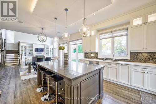 390 Sandhurst Drive, Oakville, ON - Indoor Photo Showing Living Room With Fireplace