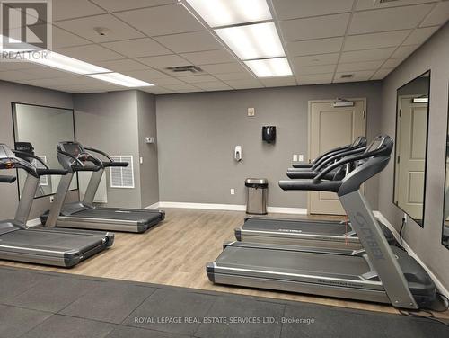 817 - 2490 Old Bronte Road, Oakville, ON - Indoor Photo Showing Gym Room