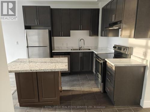 817 - 2490 Old Bronte Road, Oakville, ON - Indoor Photo Showing Kitchen With Stainless Steel Kitchen With Double Sink With Upgraded Kitchen