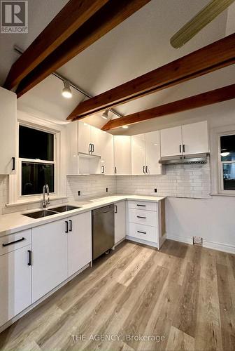 B - 13075 Highway 27, King, ON - Indoor Photo Showing Kitchen With Double Sink