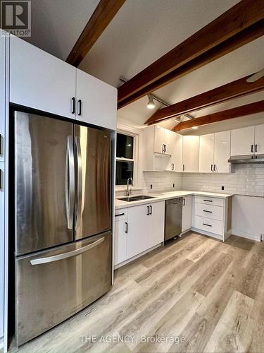 B - 13075 Highway 27, King, ON - Indoor Photo Showing Kitchen With Double Sink