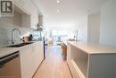 15 Glebe Street Unit# 1312, Cambridge, ON  - Indoor Photo Showing Kitchen With Double Sink With Upgraded Kitchen 