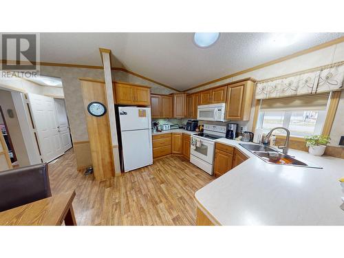 50 380 Westland Road, Quesnel, BC - Indoor Photo Showing Kitchen With Double Sink