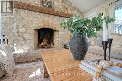 21 Oriole Crescent, Woodstock, ON - Indoor With Fireplace