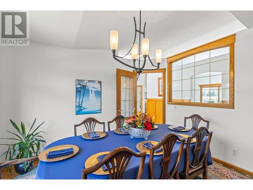 885 Stevenson Road, West Kelowna, BC - Indoor Photo Showing Dining Room