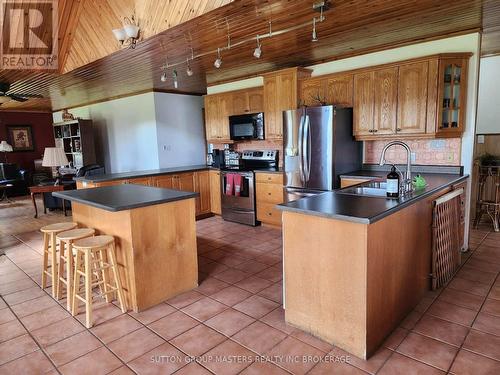 578 Brown Road, Stone Mills, ON - Indoor Photo Showing Kitchen With Double Sink