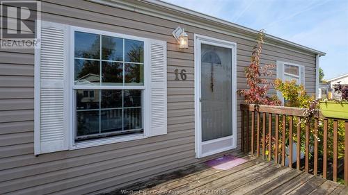 16 Cedar Crescent Unit# 109, Mcgregor, ON - Outdoor With Deck Patio Veranda With Exterior