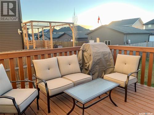 218 Veltkamp Lane, Saskatoon, SK - Outdoor With Deck Patio Veranda With Exterior