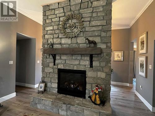 660 Billwiller Road Lot# 1, Merritt, BC - Indoor Photo Showing Living Room With Fireplace