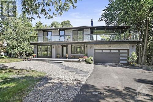 3368 Baskins Beach Road, Ottawa, ON - Outdoor With Deck Patio Veranda With Facade