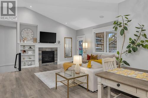 2374 Tallus Green Crescent, West Kelowna, BC - Indoor Photo Showing Living Room With Fireplace