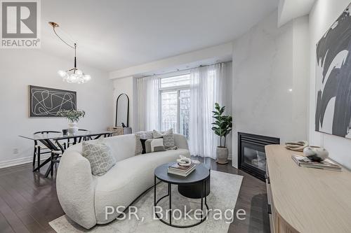 635 - 38 Stadium Road, Toronto, ON - Indoor Photo Showing Living Room With Fireplace