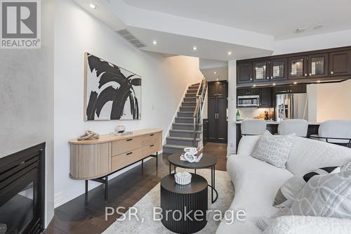 635 - 38 Stadium Road, Toronto, ON - Indoor Photo Showing Living Room With Fireplace