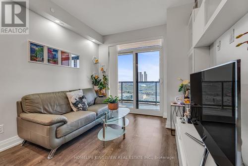 1802 - 3700 Hwy 7, Vaughan, ON - Indoor Photo Showing Living Room