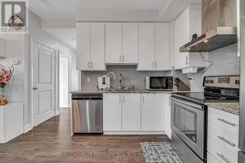 1802 - 3700 Hwy 7, Vaughan, ON - Indoor Photo Showing Kitchen With Stainless Steel Kitchen