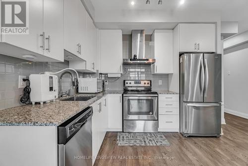 1802 - 3700 Hwy 7, Vaughan, ON - Indoor Photo Showing Kitchen With Stainless Steel Kitchen With Upgraded Kitchen