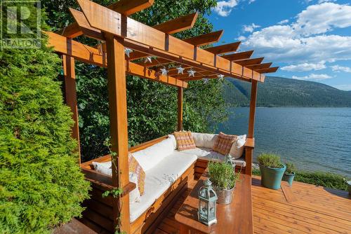 3140 3A Highway, Nelson, BC - Outdoor With Body Of Water With Deck Patio Veranda With View