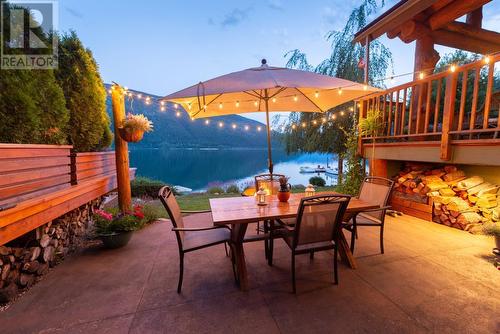 3140 3A Highway, Nelson, BC - Outdoor With Body Of Water With Deck Patio Veranda