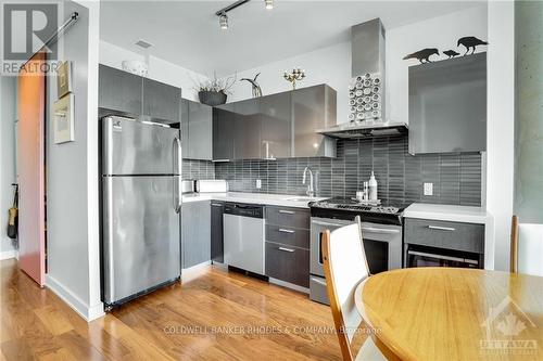 720 - 360 Mcleod Street, Ottawa, ON - Indoor Photo Showing Kitchen With Stainless Steel Kitchen With Upgraded Kitchen