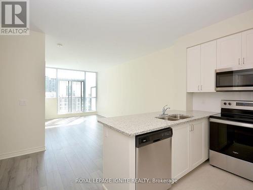 Ph208 - 349 Rathburn Road W, Mississauga, ON - Indoor Photo Showing Kitchen With Double Sink