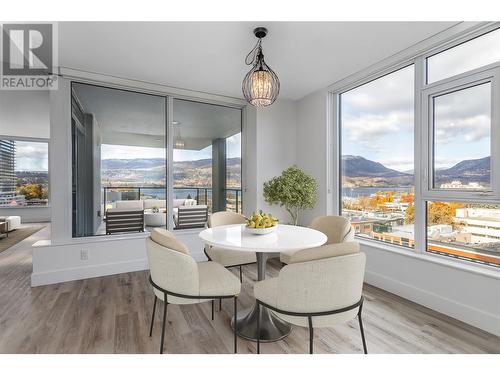 1588 Ellis Street Unit# 909, Kelowna, BC - Indoor Photo Showing Dining Room