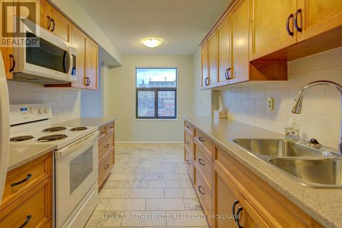 602 - 185 Ontario Street, Kingston (Central City East), ON - Indoor Photo Showing Kitchen With Double Sink