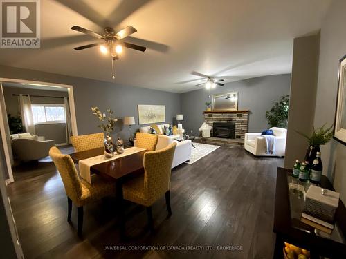 53 Victoria Street N, Aylmer (Ay), ON - Indoor Photo Showing Dining Room With Fireplace