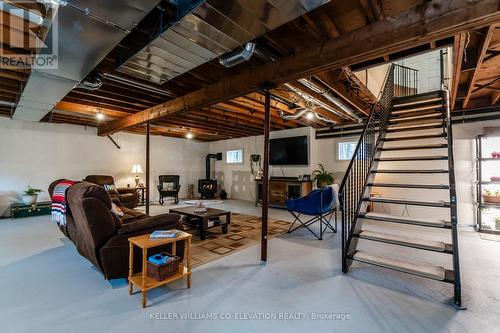 15 Mundy Avenue, Tiny, ON - Indoor Photo Showing Basement