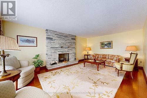 3041 Golden Orchard Drive, Mississauga, ON - Indoor Photo Showing Living Room With Fireplace