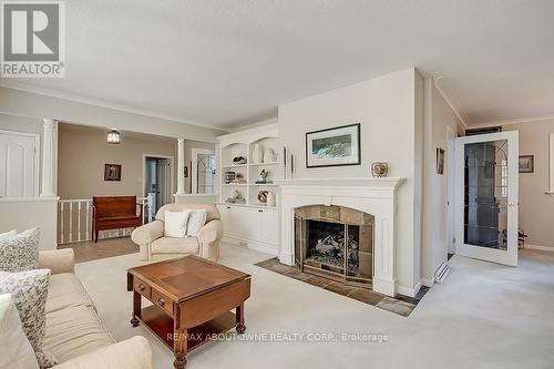 137 Dornie Road, Oakville, ON - Indoor Photo Showing Living Room With Fireplace