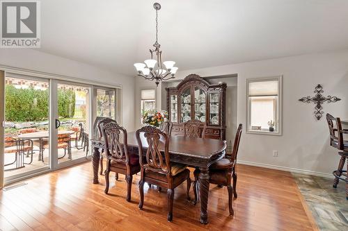 4345 Gallaghers Fairway S, Kelowna, BC - Indoor Photo Showing Dining Room