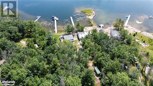 Drone / aerial view featuring a water view - 68 Wolverine Beach Rd, Port Severn, ON - Outdoor With Body Of Water With View