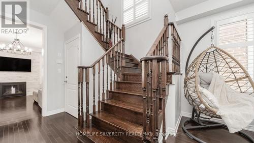 373 Robert Parkinson Drive, Brampton, ON - Indoor Photo Showing Other Room With Fireplace