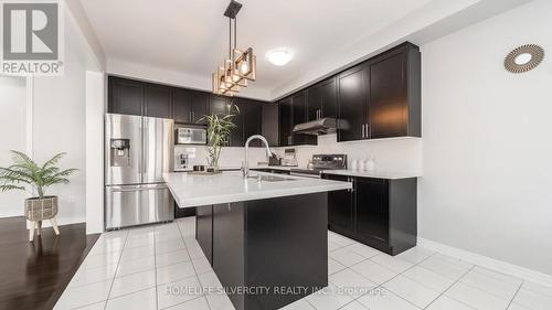 373 Robert Parkinson Drive, Brampton, ON - Indoor Photo Showing Kitchen With Upgraded Kitchen