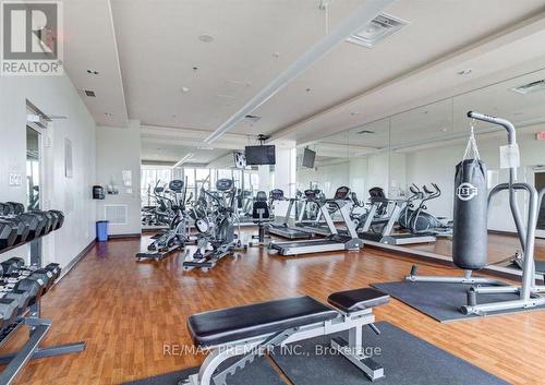 811 - 9 George Street N, Brampton, ON - Indoor Photo Showing Gym Room